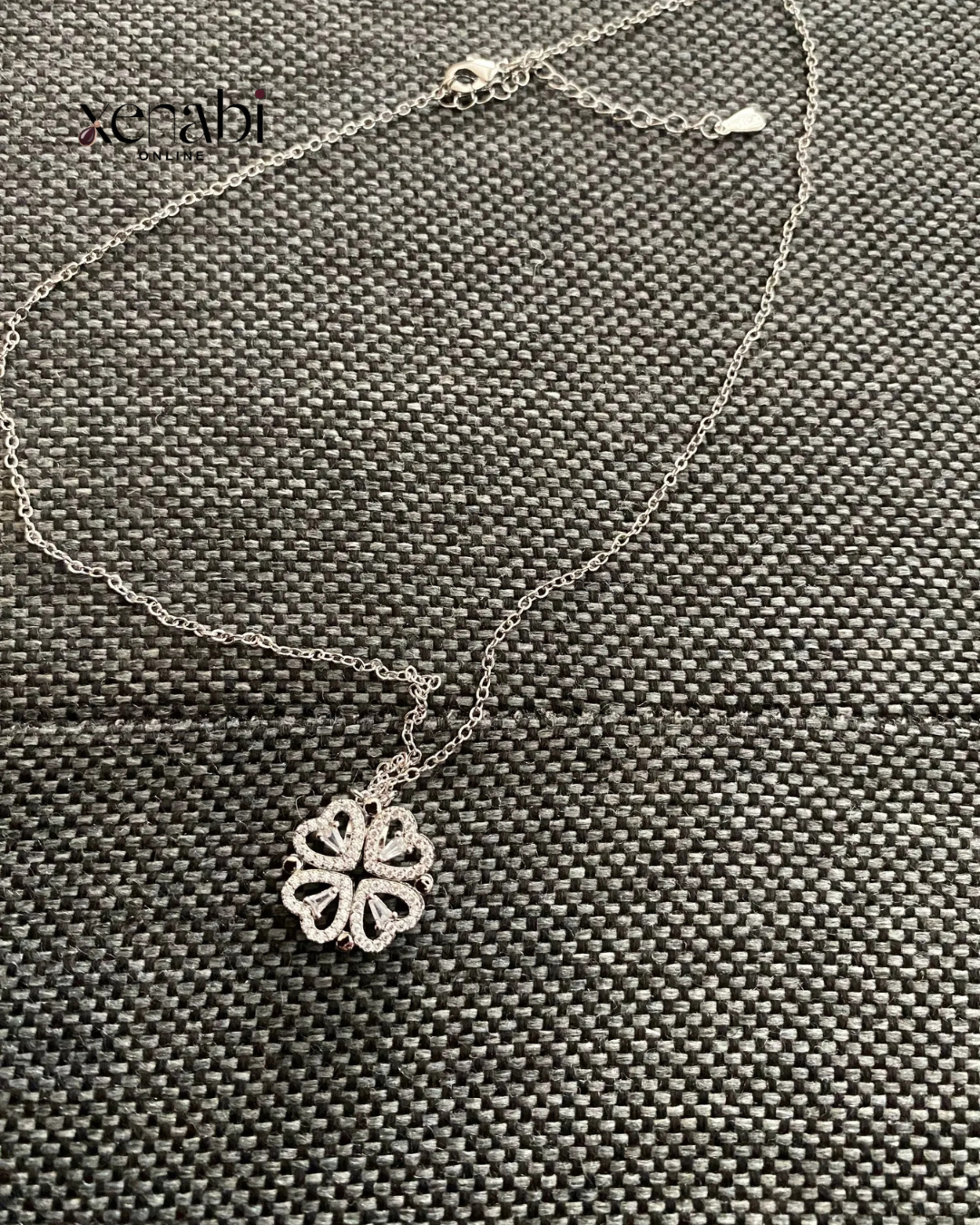 Collar Trébol de Corazones